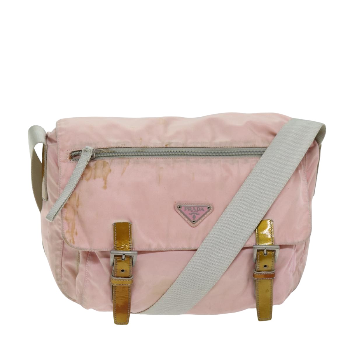 Luxury PradaShoulder Bag Nylon Pink 76172