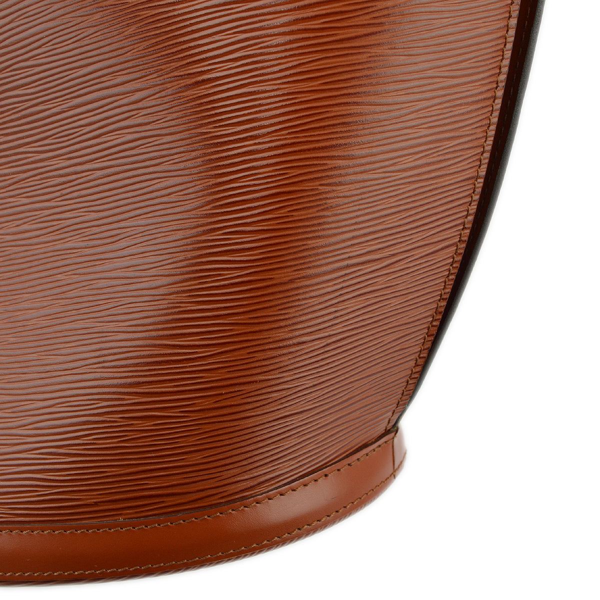 Louis Vuitton 1995 Brown Epi Saint Jacques Shopping Shoulder Bag M52263