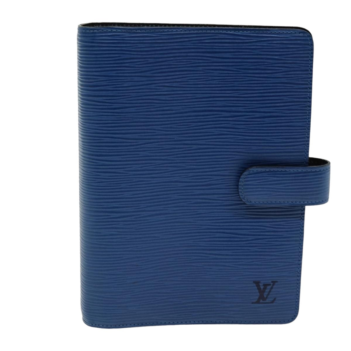 LOUIS VUITTON Epi Agenda MM Day Planner Cover Blue R20055 LV 76207