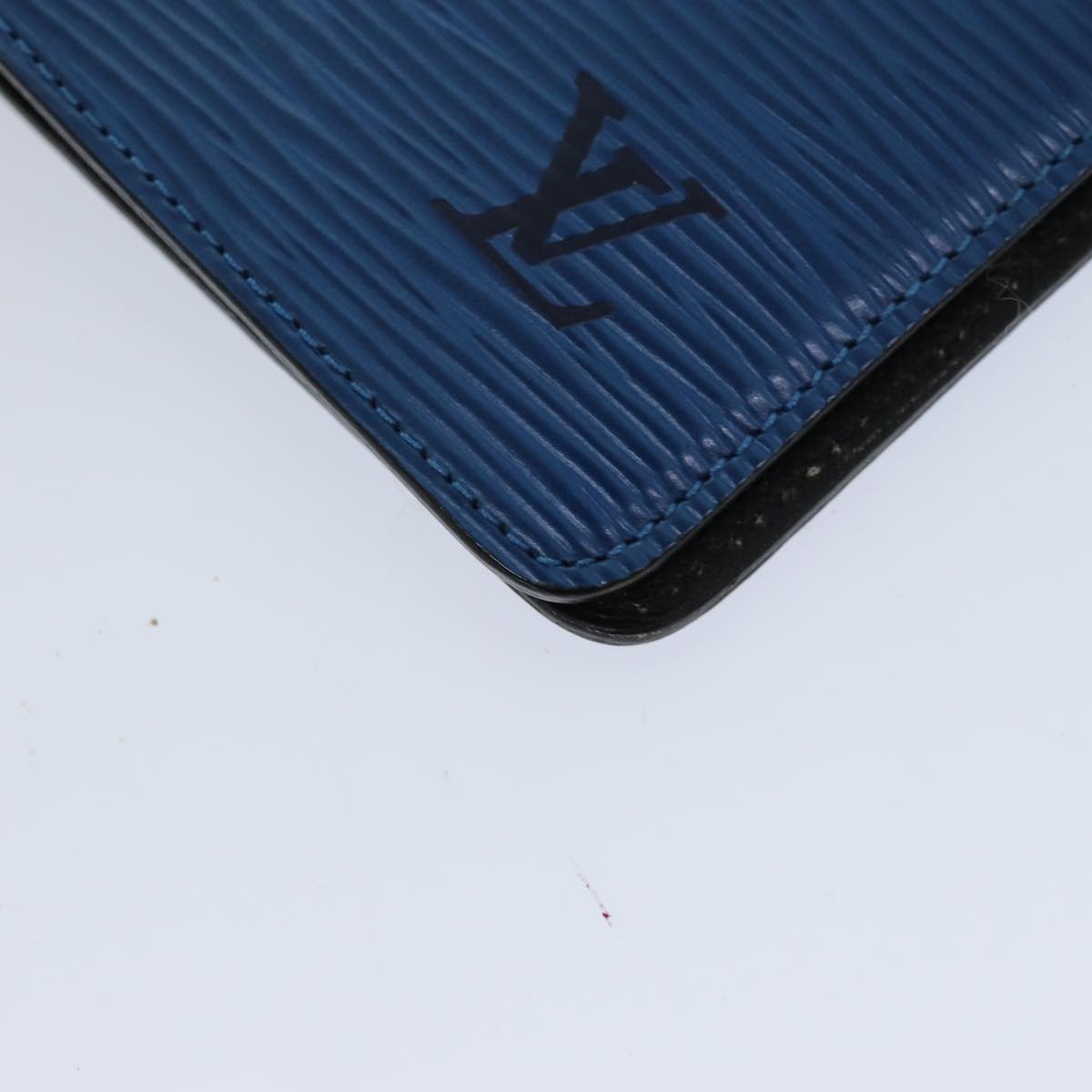LOUIS VUITTON Epi Agenda MM Day Planner Cover Blue R20055 LV 76207