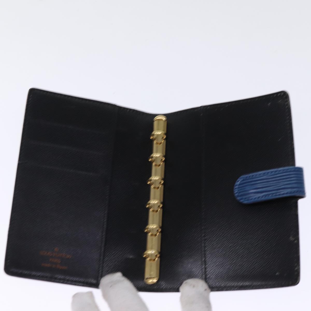 LOUIS VUITTON Epi Agenda PM Day Planner Cover Blue R20055 LV 76209