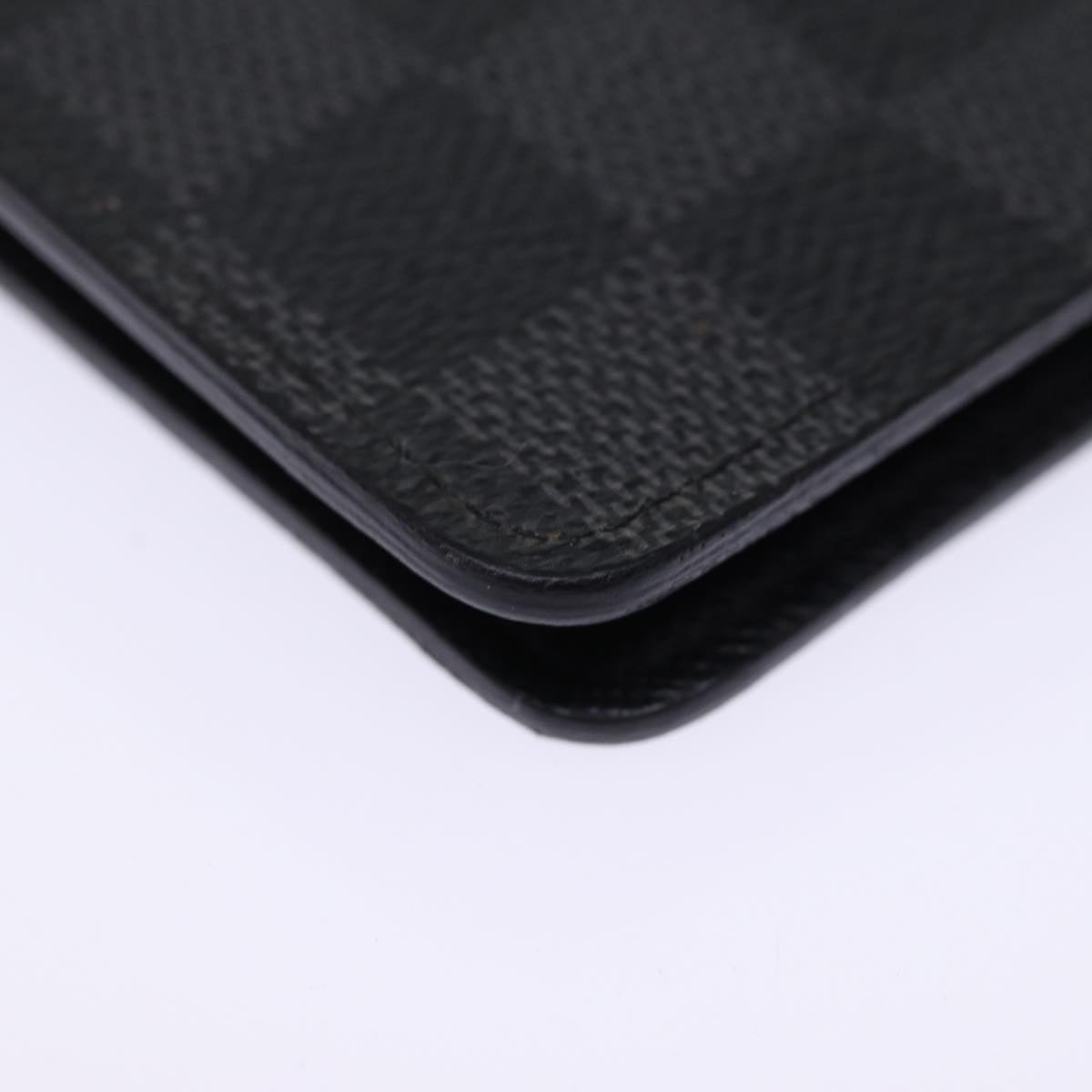 LOUIS VUITTON Damier Graphite Agenda MM Day Planner Cover R20242 LV 76213
