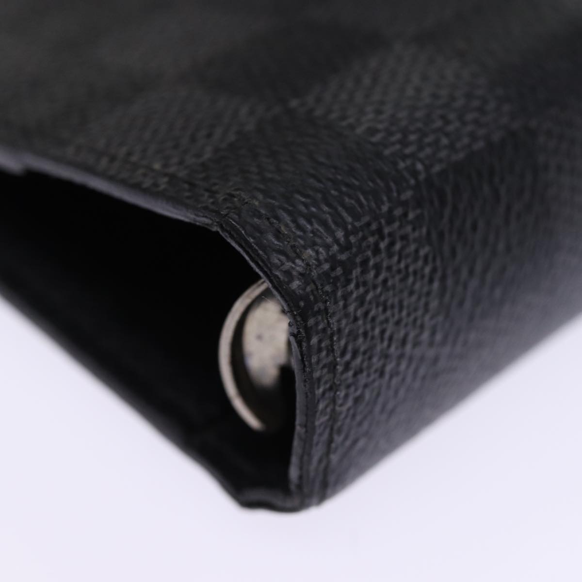 LOUIS VUITTON Damier Graphite Agenda MM Day Planner Cover R20242 LV 76213