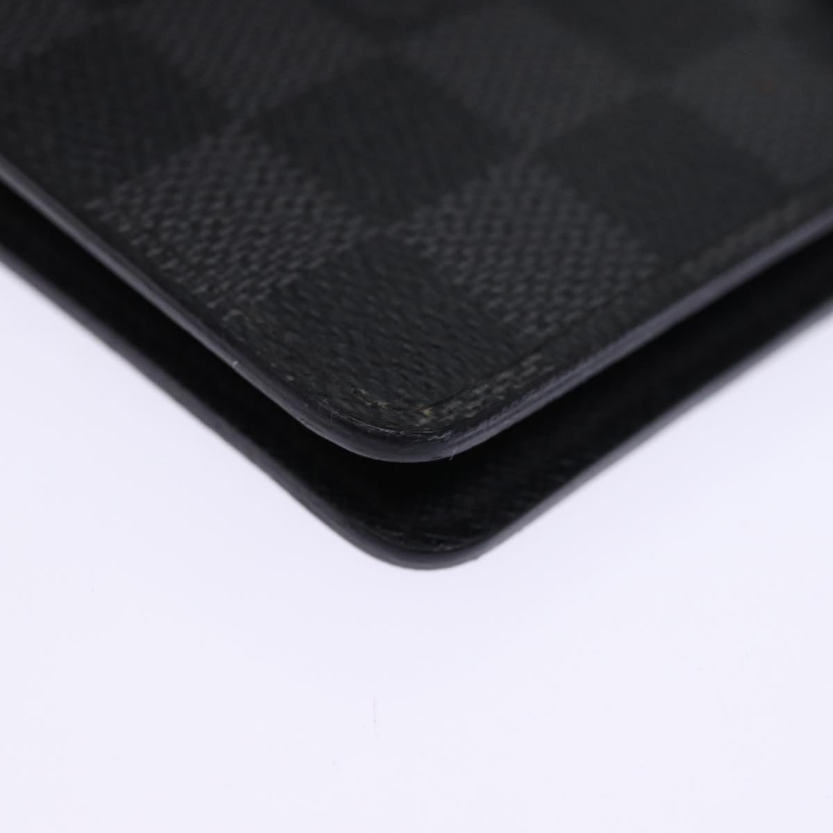 LOUIS VUITTON Damier Graphite Agenda MM Day Planner Cover R20242 LV 76213