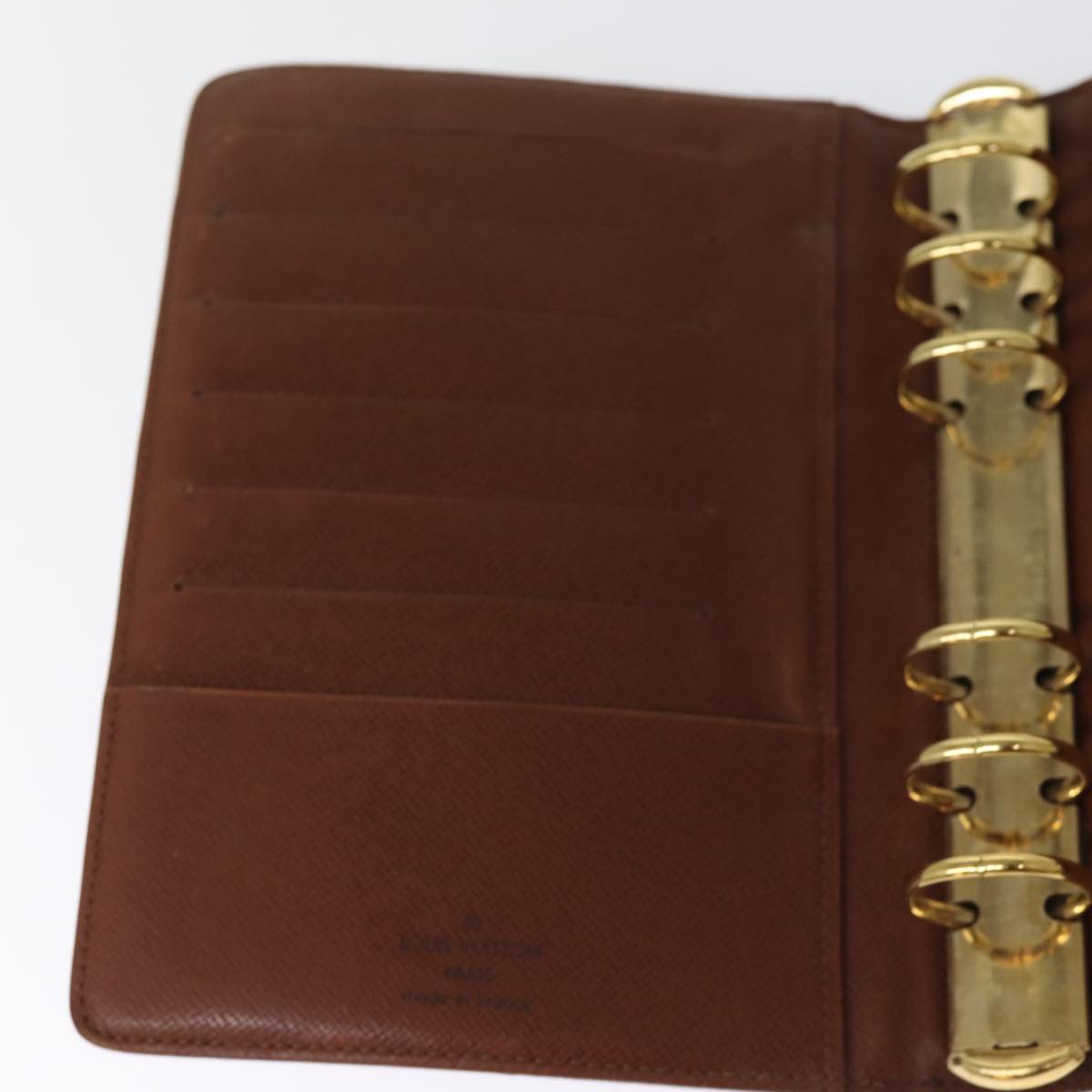 LOUIS VUITTON Monogram Agenda MM Day Planner Cover R20105 LV 76214