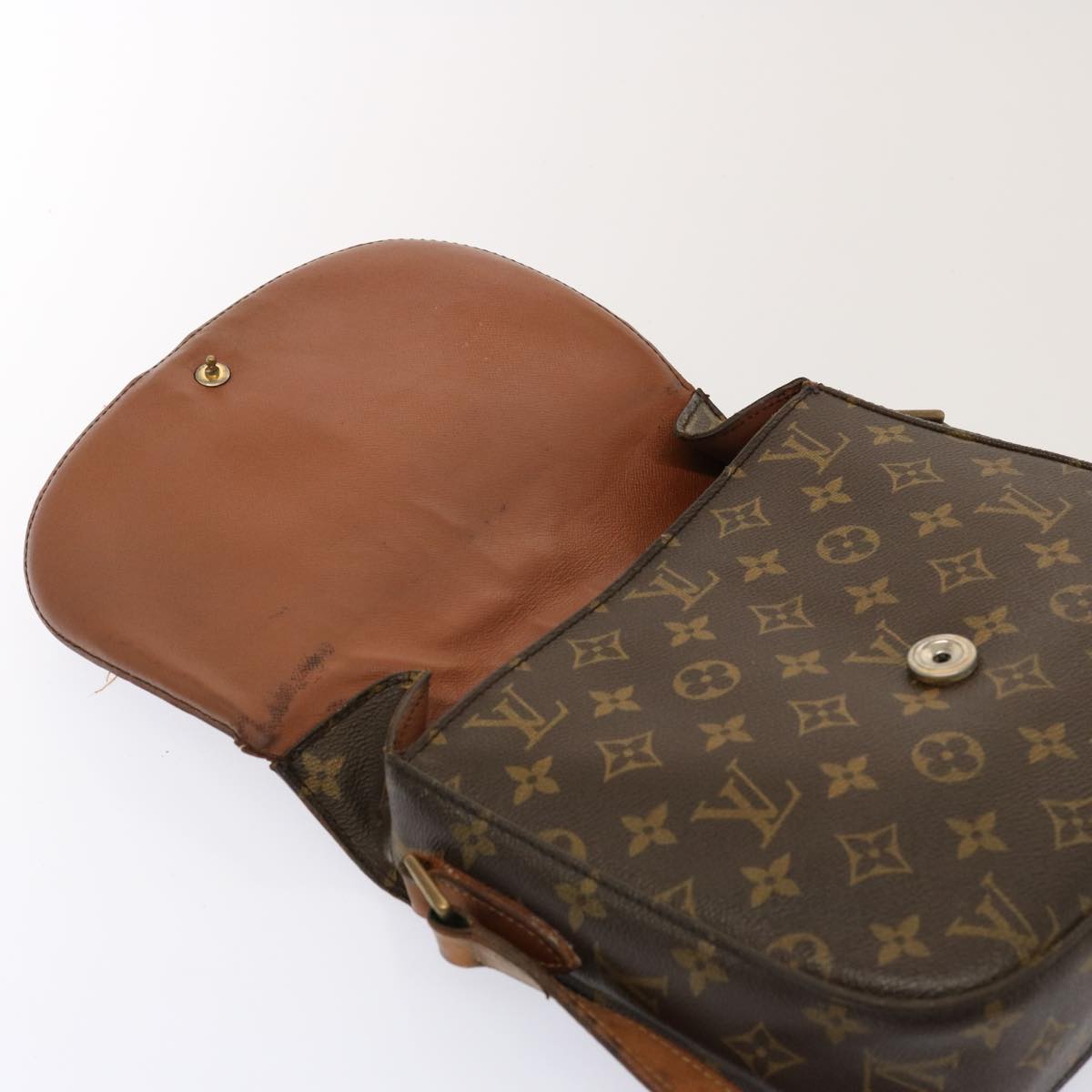 LOUIS VUITTON Monogram Saint Cloud GM Shoulder Bag M51242 LV 76235