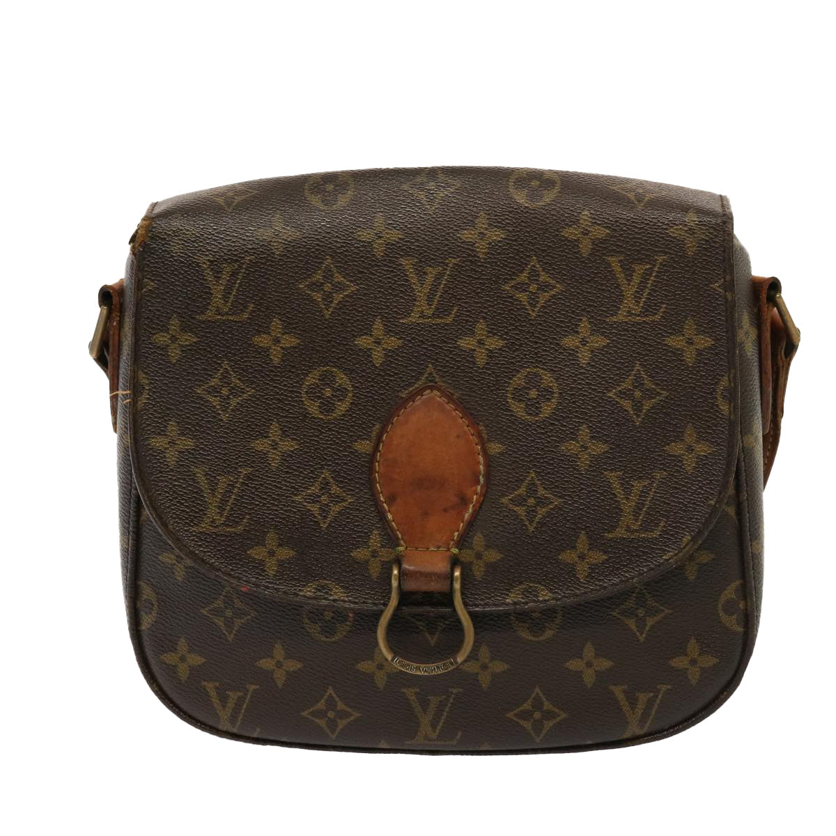 LOUIS VUITTON Monogram Saint Cloud GM Shoulder Bag M51242 LV 76235