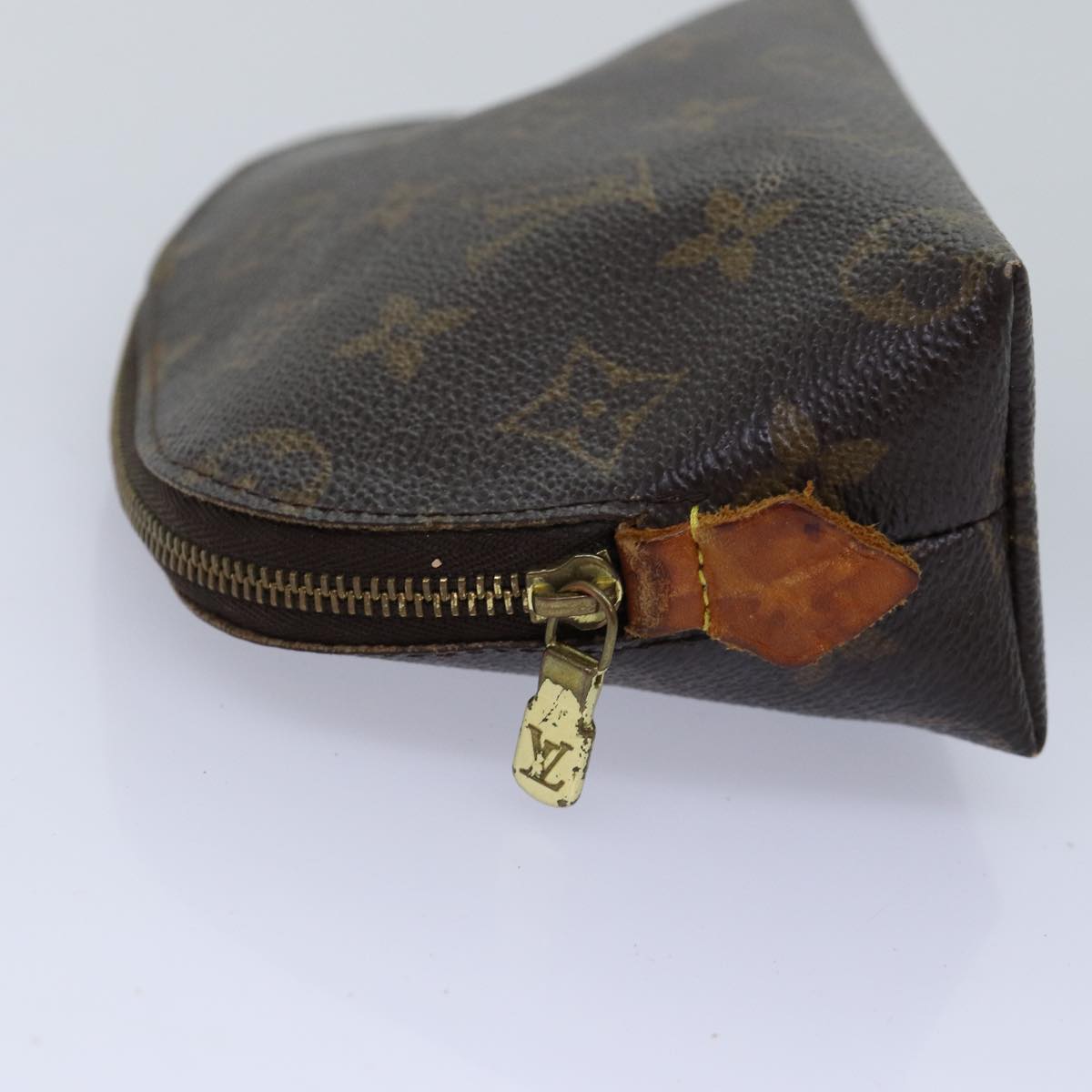 LOUIS VUITTON Monogram Pochette Cosmetic PM Cosmetic Pouch M47515 LV 76252
