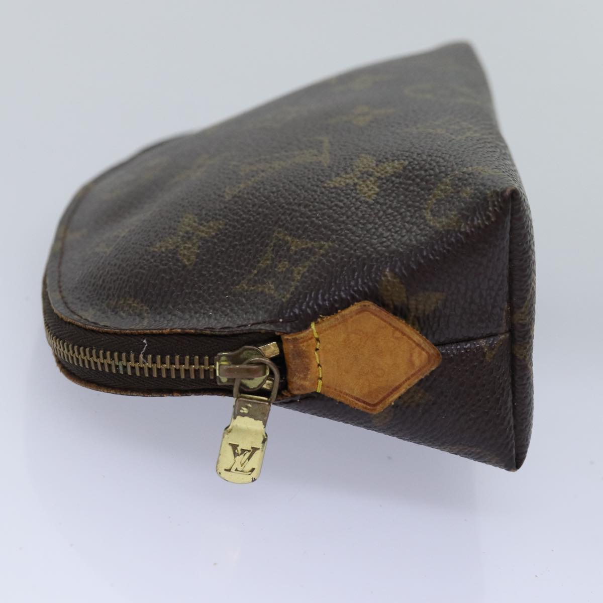 LOUIS VUITTON Monogram Pochette Cosmetic PM Cosmetic Pouch M47515 LV 76253