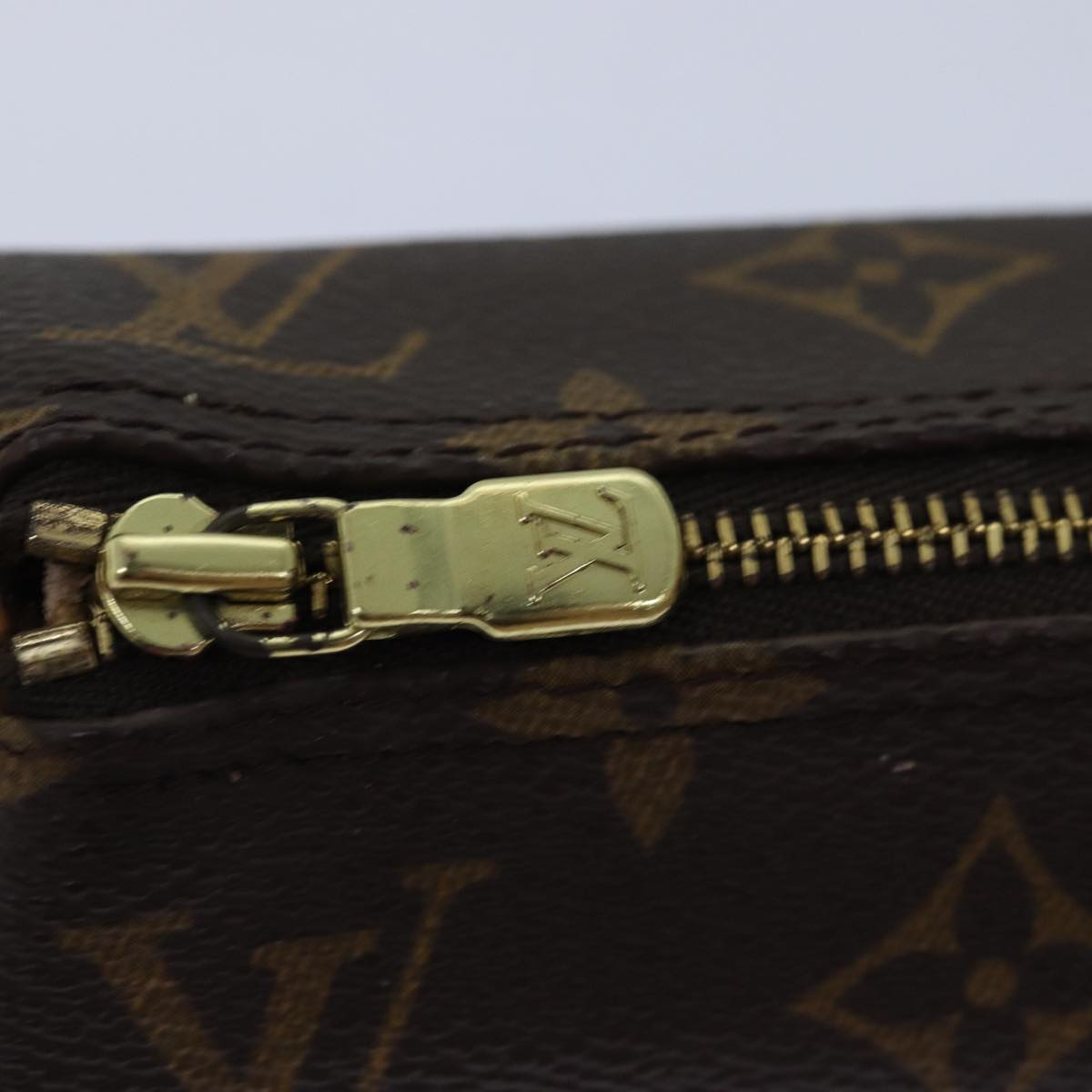 LOUIS VUITTON Monogram Trousse Rondo Pouch M47630 LV 76257