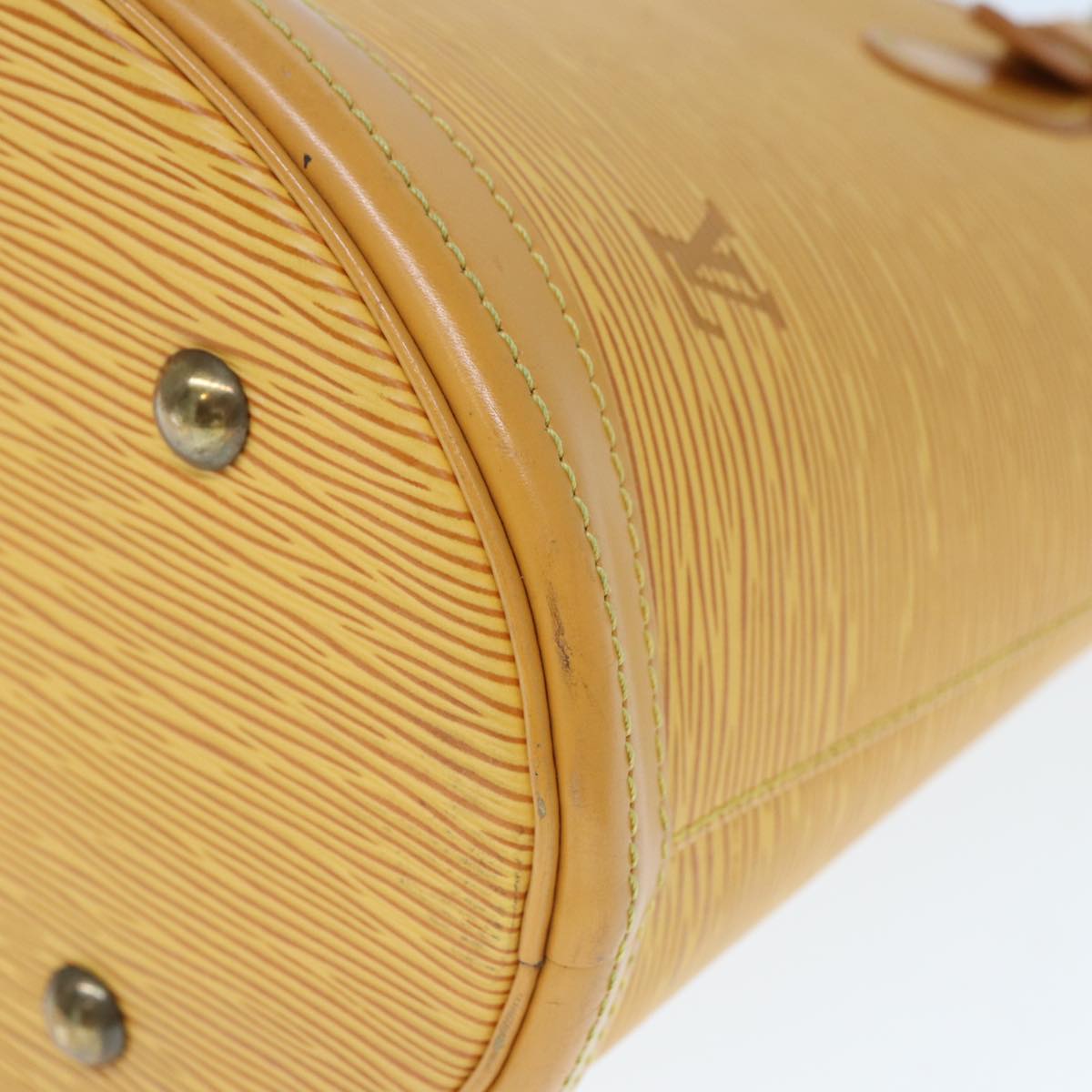 LOUIS VUITTON Epi Bucket PM Shoulder Bag SPO Yellow LV 76283