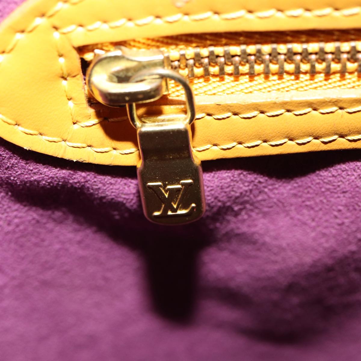 LOUIS VUITTON Epi Bucket PM Shoulder Bag SPO Yellow LV 76283