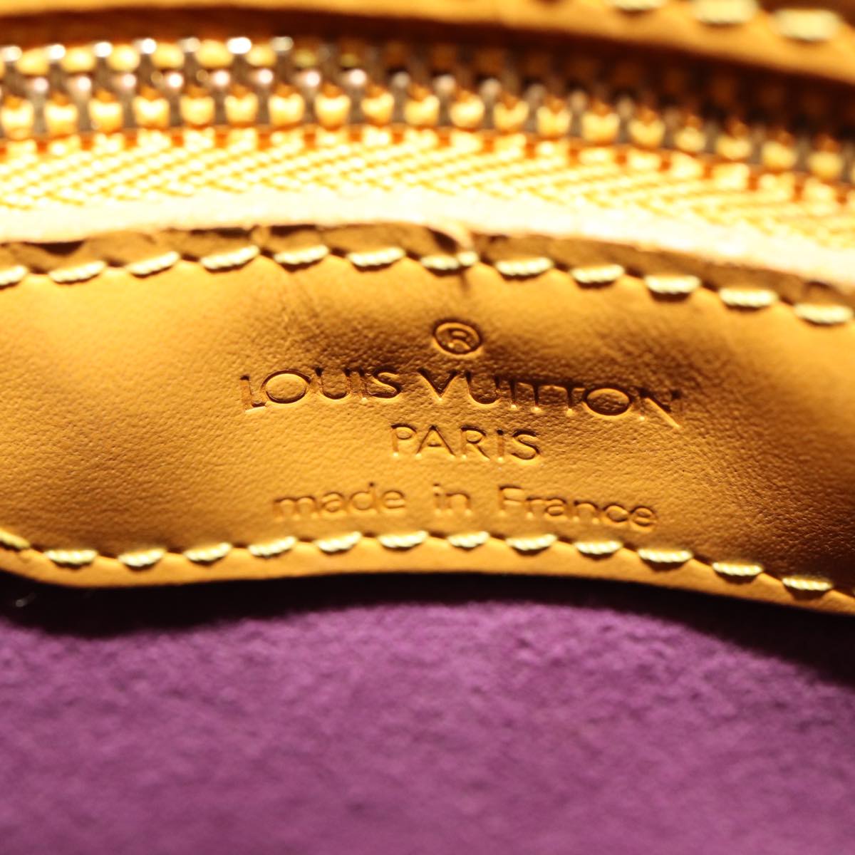 LOUIS VUITTON Epi Bucket PM Shoulder Bag SPO Yellow LV 76283
