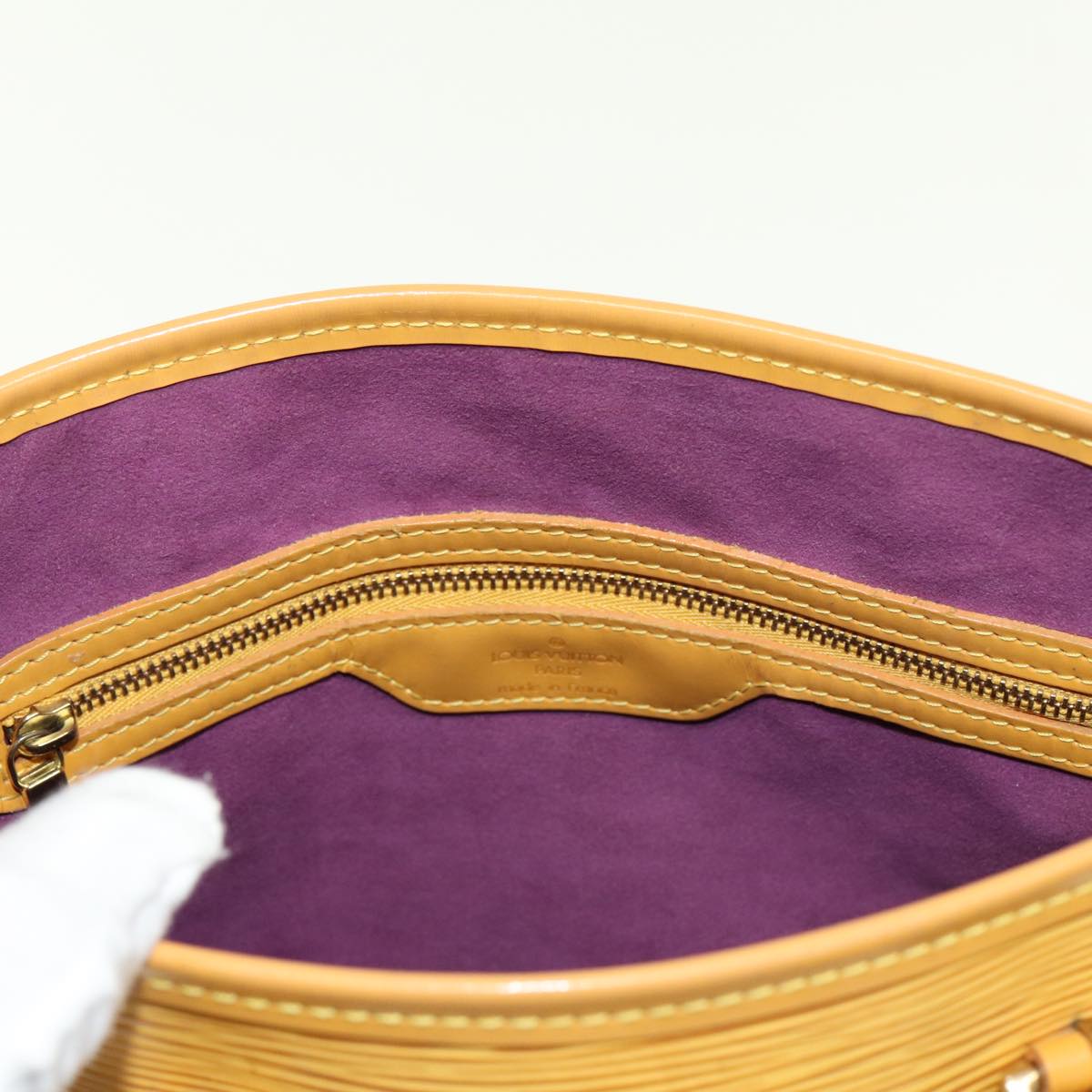 LOUIS VUITTON Epi Bucket PM Shoulder Bag SPO Yellow LV 76283