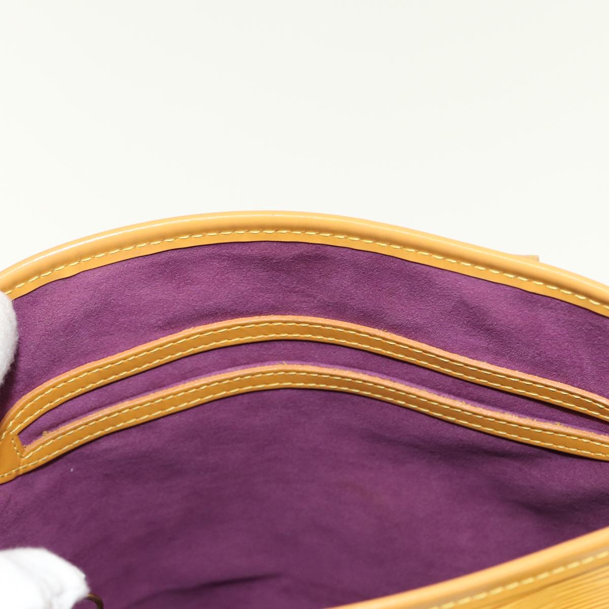 LOUIS VUITTON Epi Bucket PM Shoulder Bag SPO Yellow LV 76283