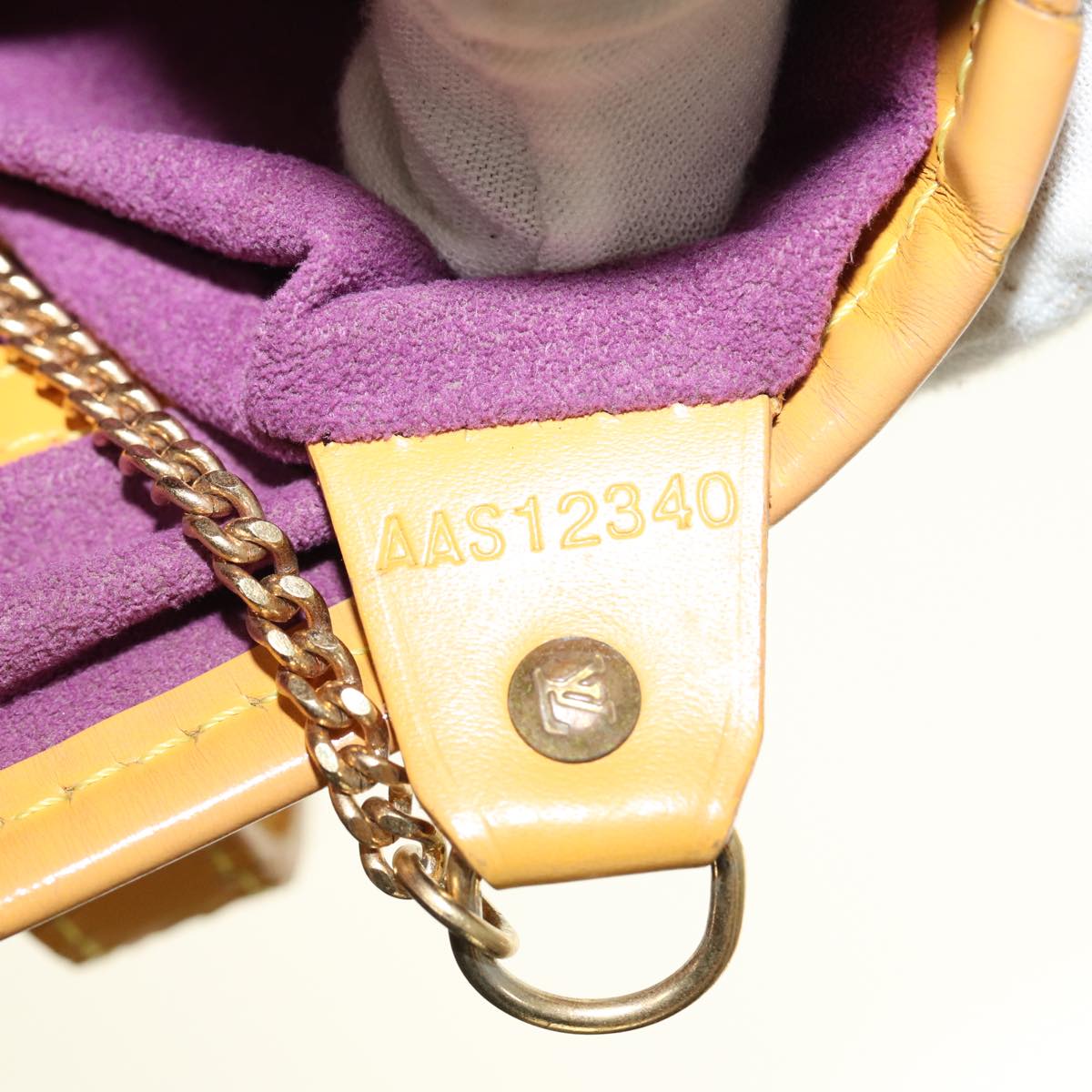 LOUIS VUITTON Epi Bucket PM Shoulder Bag SPO Yellow LV 76283