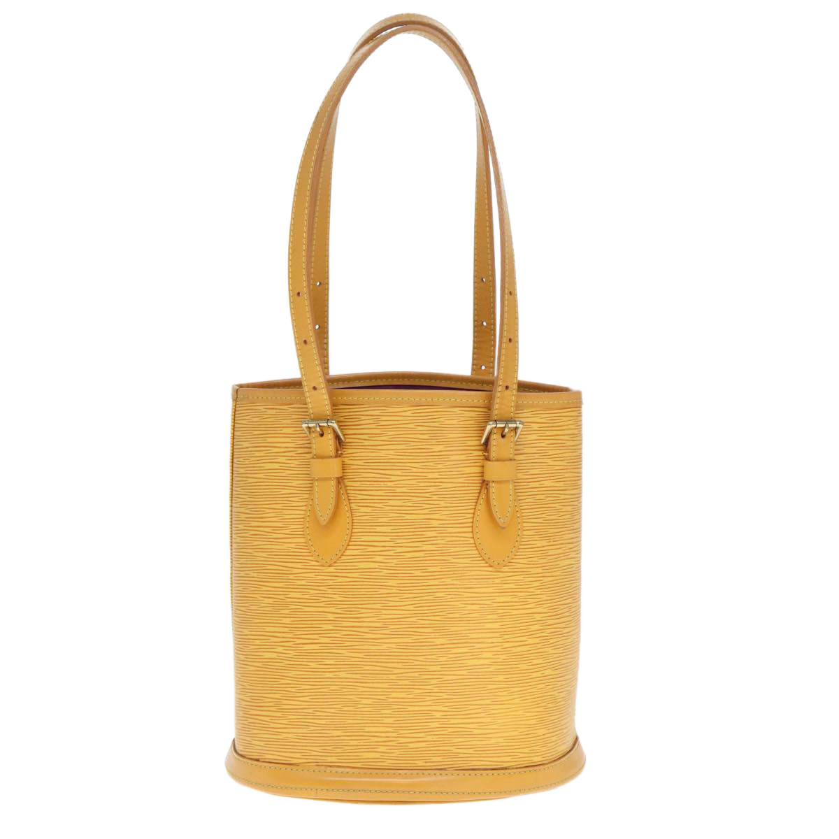 LOUIS VUITTON Epi Bucket PM Shoulder Bag SPO Yellow LV 76283