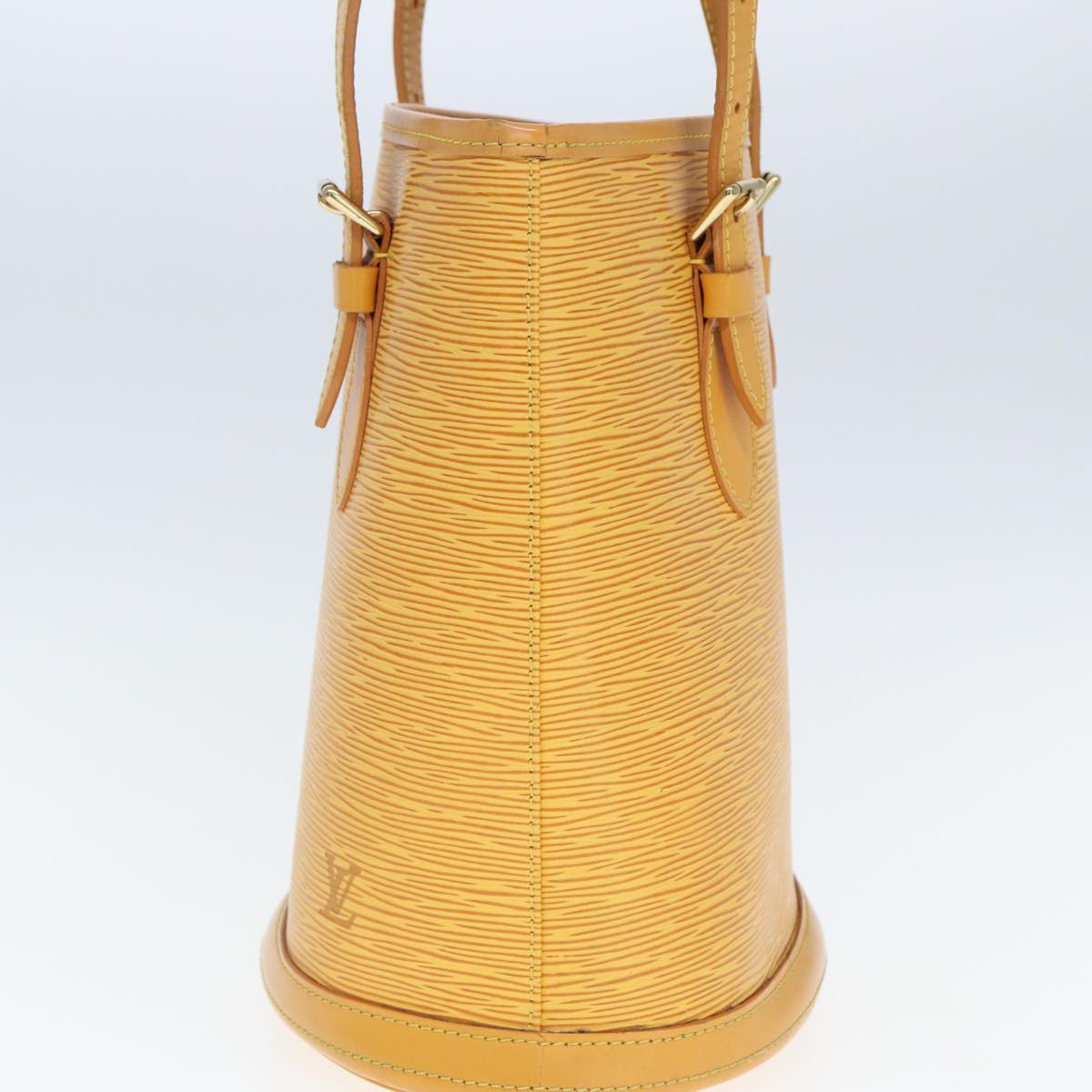 LOUIS VUITTON Epi Bucket PM Shoulder Bag SPO Yellow LV 76283