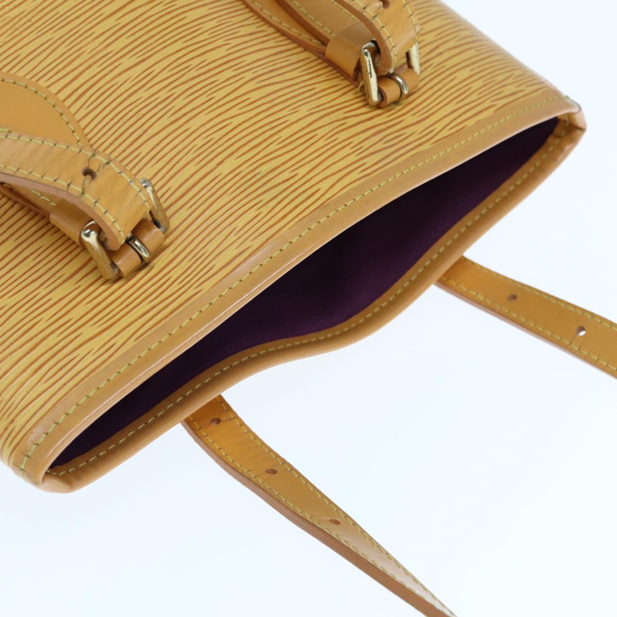 LOUIS VUITTON Epi Bucket PM Shoulder Bag SPO Yellow LV 76283