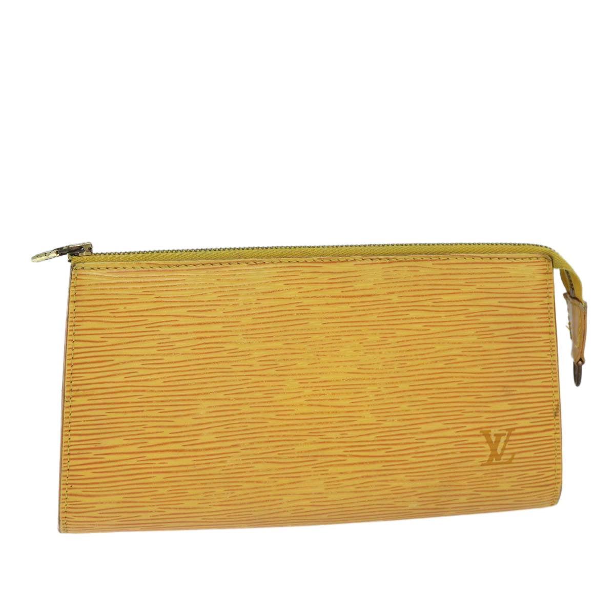 LOUIS VUITTON Epi Pochette Accessoires Pouch Yellow M52989 LV 76290
