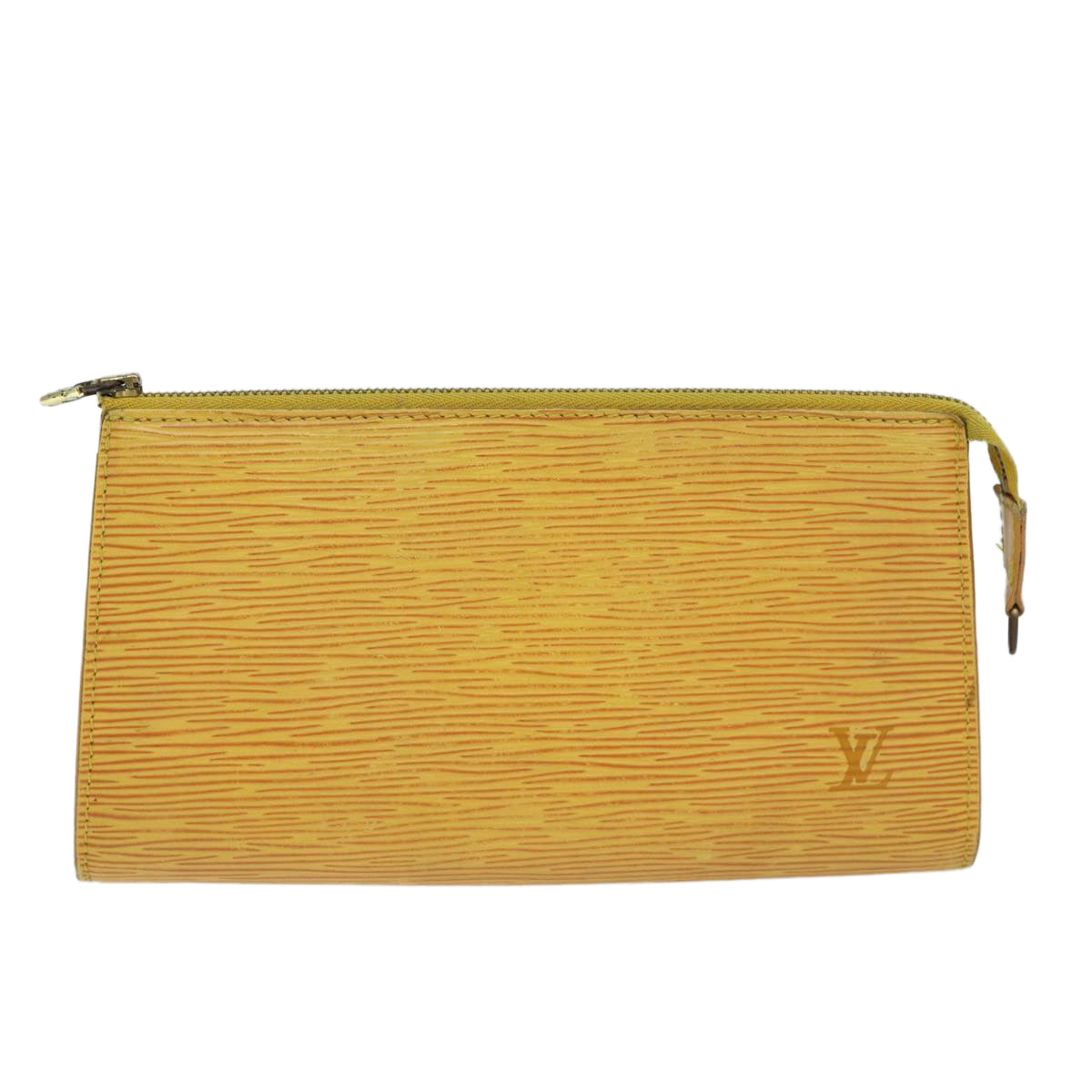 LOUIS VUITTON Epi Pochette Accessoires Pouch Yellow M52989 LV 76290