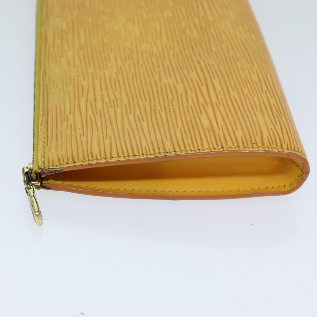 LOUIS VUITTON Epi Pochette Accessoires Pouch Yellow M52989 LV 76290