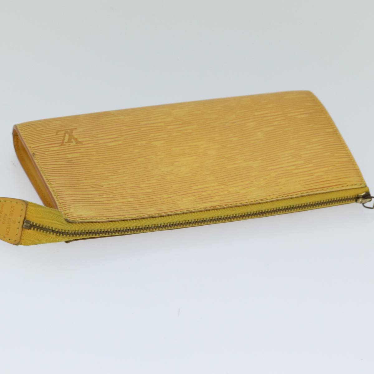 LOUIS VUITTON Epi Pochette Accessoires Pouch Yellow M52989 LV 76290