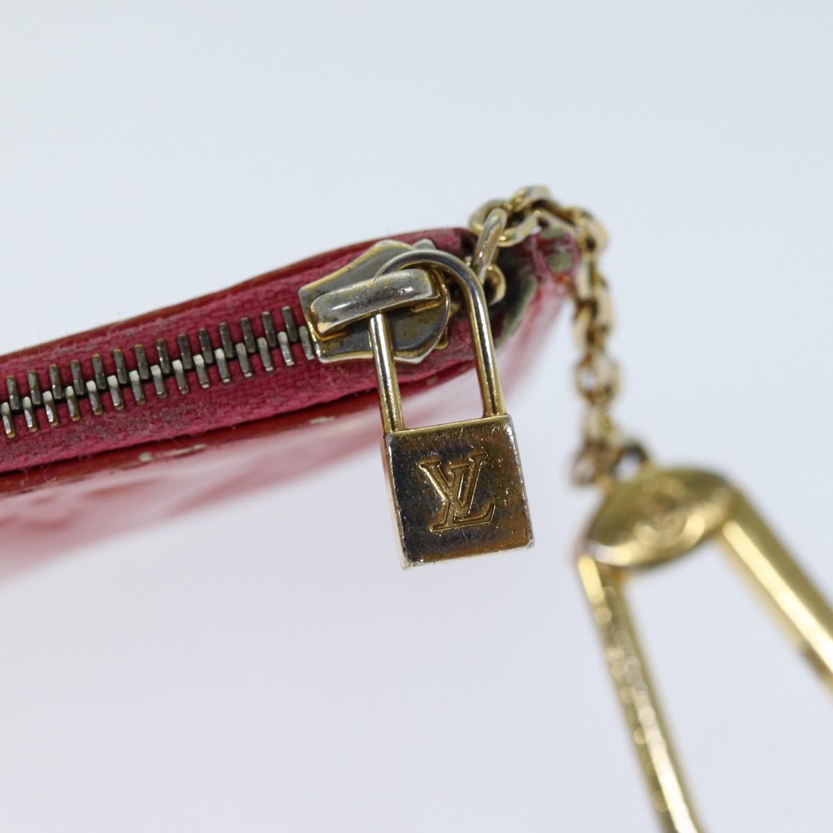 LOUIS VUITTON Monogram Vernis Pochette Cree Purse Fran Boise M9144F 76303