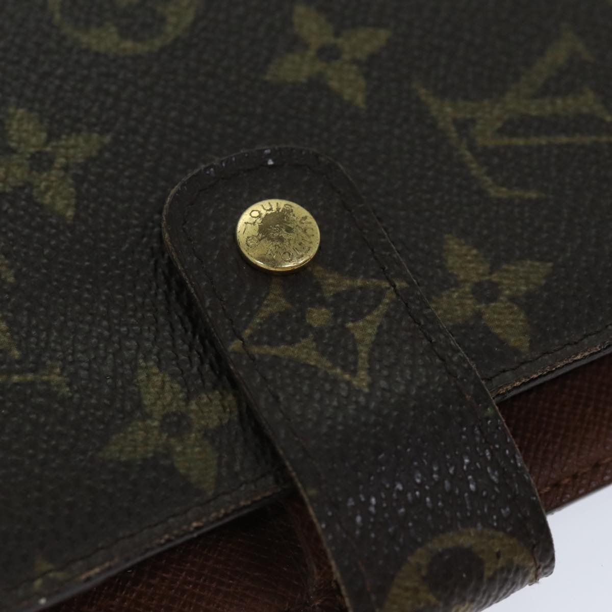 LOUIS VUITTON Monogram Agenda MM Day Planner Cover R20105 LV 76312