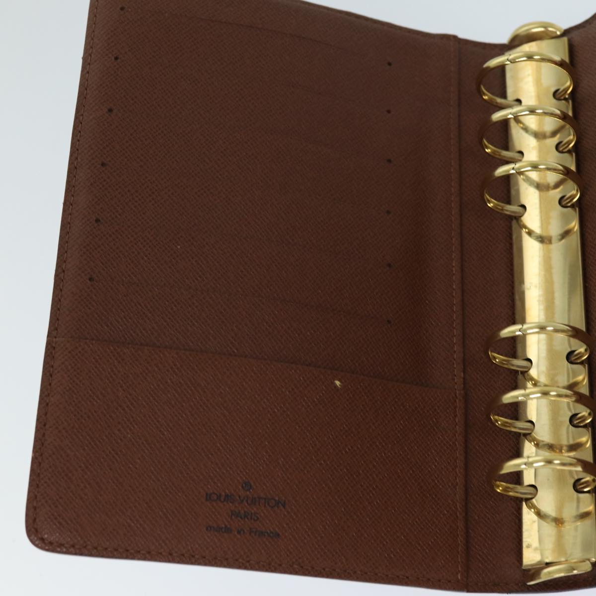 LOUIS VUITTON Monogram Agenda MM Day Planner Cover R20105 LV 76312