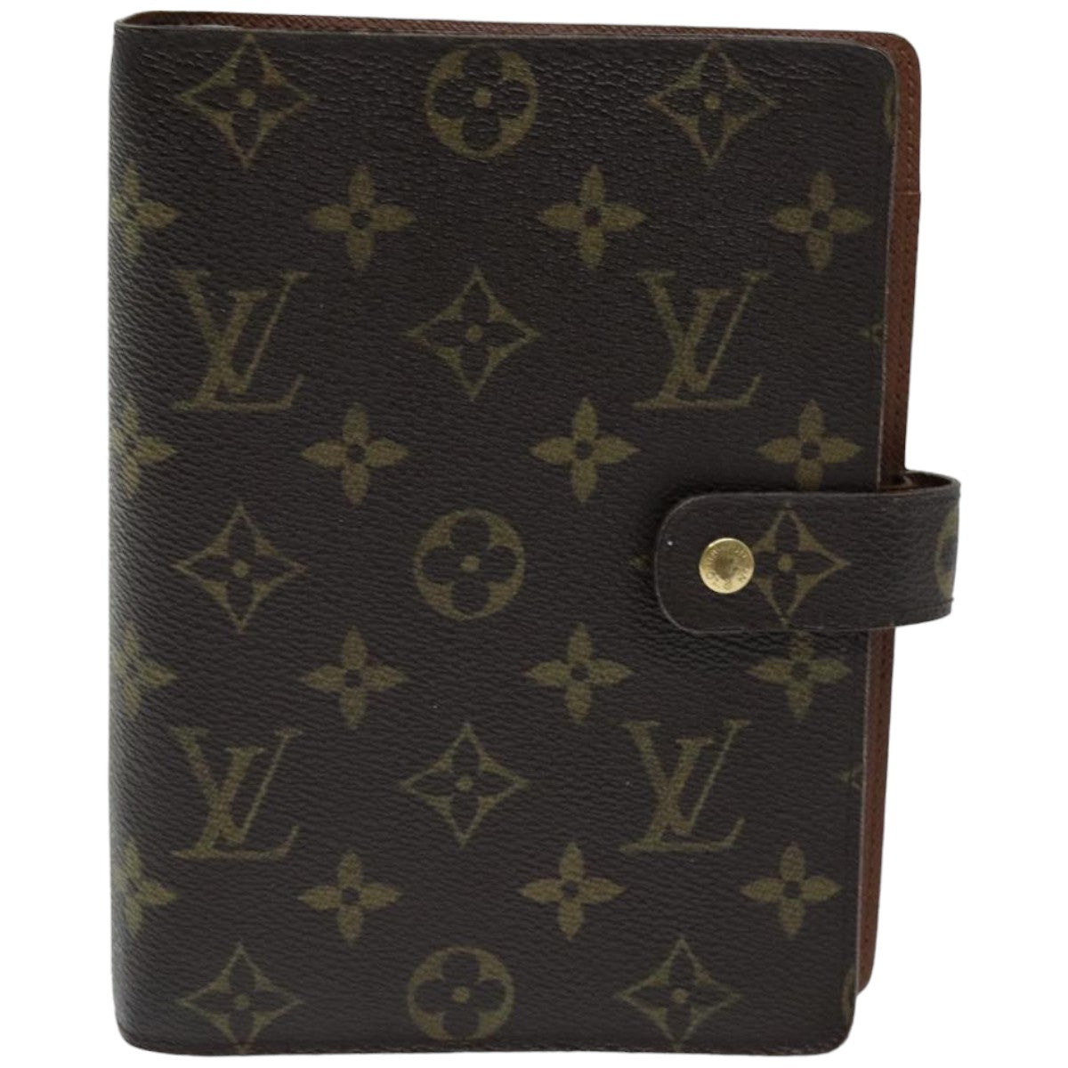LOUIS VUITTON Monogram Agenda MM Day Planner Cover R20105 LV 76312