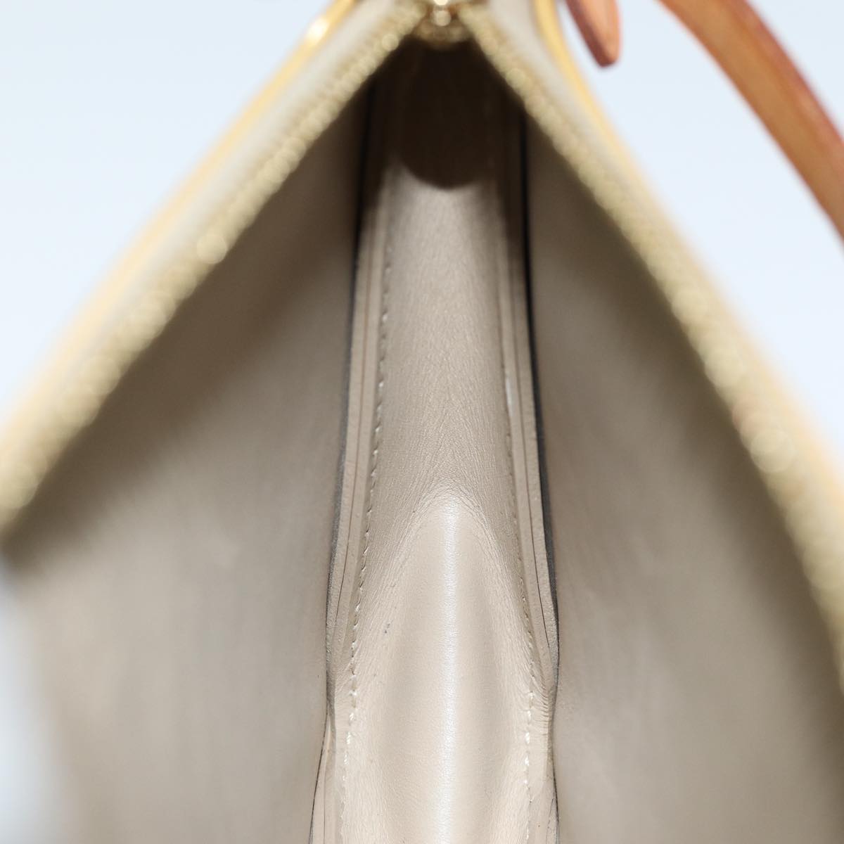 LOUIS VUITTON Monogram Vernis Lexington Accessory Pouch Beige M91010 76315