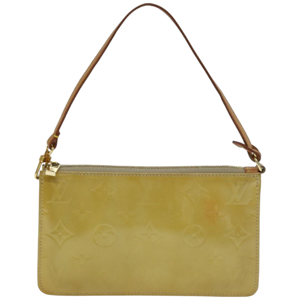 LOUIS VUITTON Monogram Vernis Lexington Accessory Pouch Beige M91010 76315