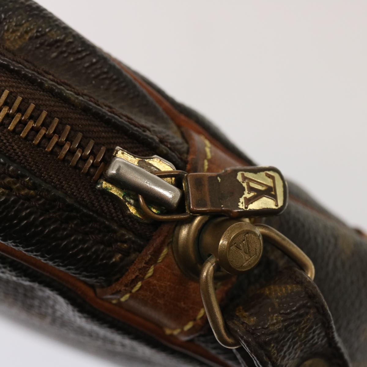 LOUIS VUITTON Monogram Marly Dragonne GM Clutch Bag M51825 LV 76322