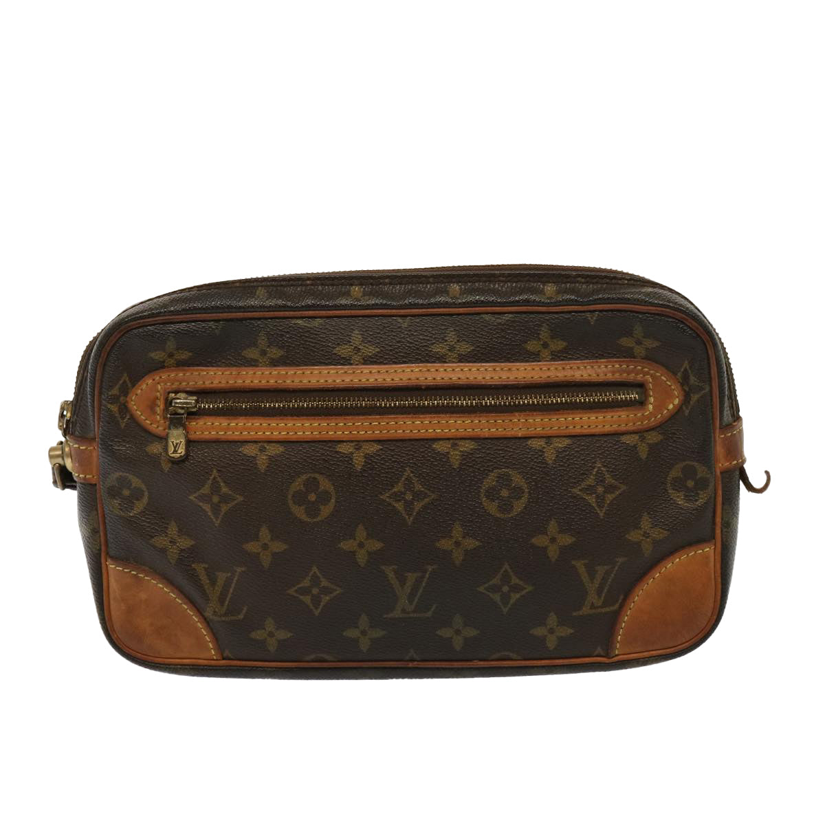 LOUIS VUITTON Monogram Marly Dragonne GM Clutch Bag M51825 LV 76322