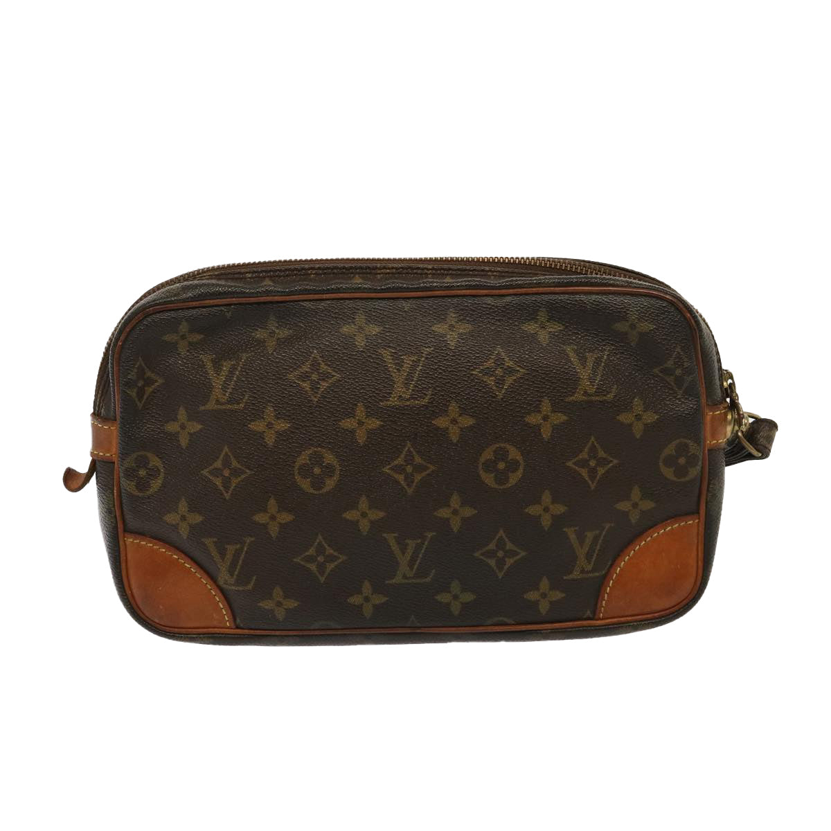 LOUIS VUITTON Monogram Marly Dragonne GM Clutch Bag M51825 LV 76322