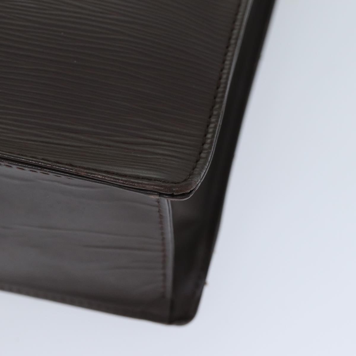 LOUIS VUITTON Epi Sac Plat Hand Bag Mocha Brown M5908D LV 76346