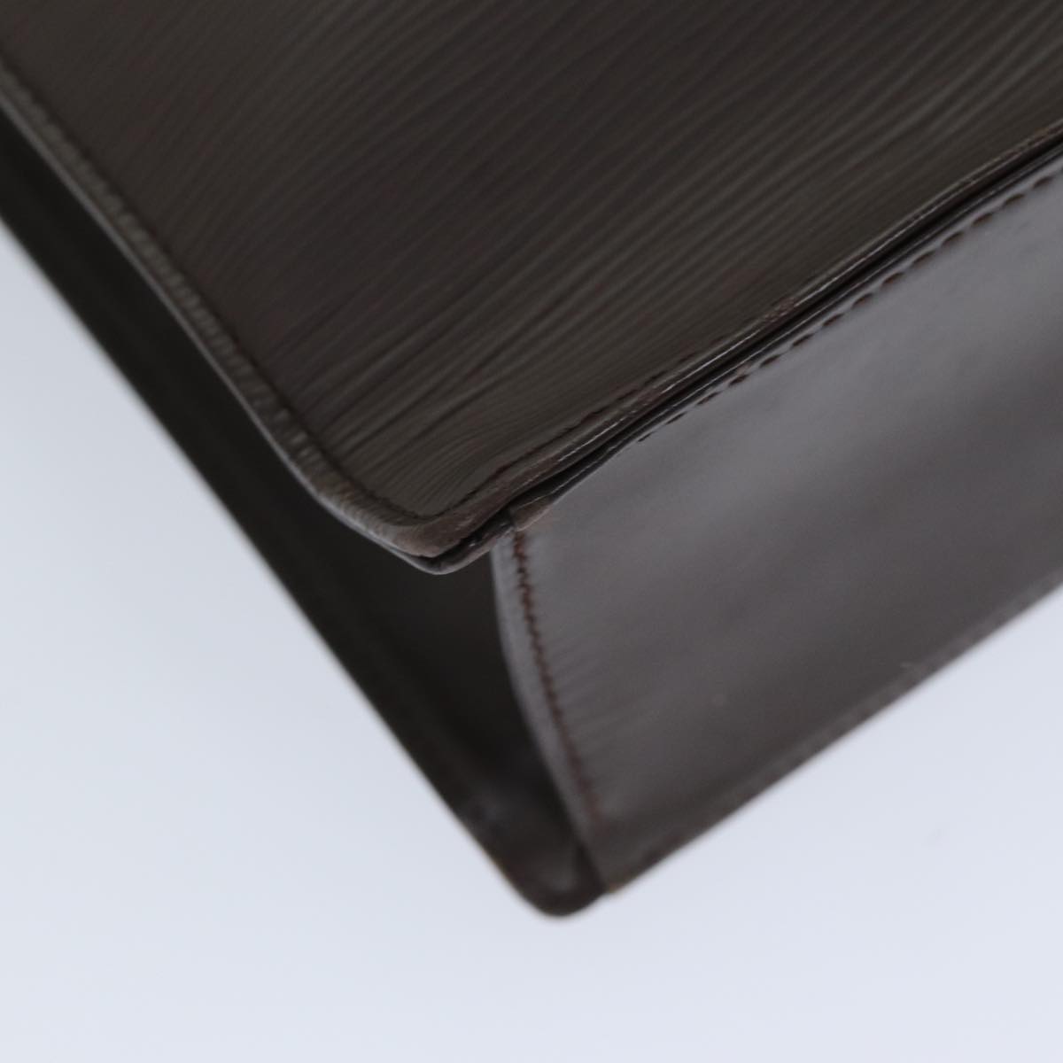 LOUIS VUITTON Epi Sac Plat Hand Bag Mocha Brown M5908D LV 76346
