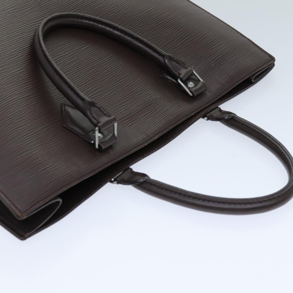 LOUIS VUITTON Epi Sac Plat Hand Bag Mocha Brown M5908D LV 76346