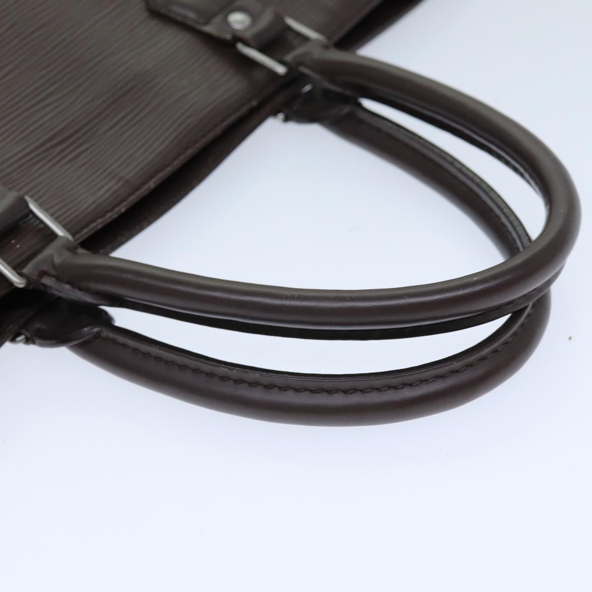 LOUIS VUITTON Epi Sac Plat Hand Bag Mocha Brown M5908D LV 76346