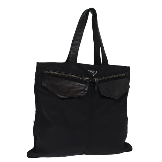 Luxury PradaTote Bag Nylon Black 76367