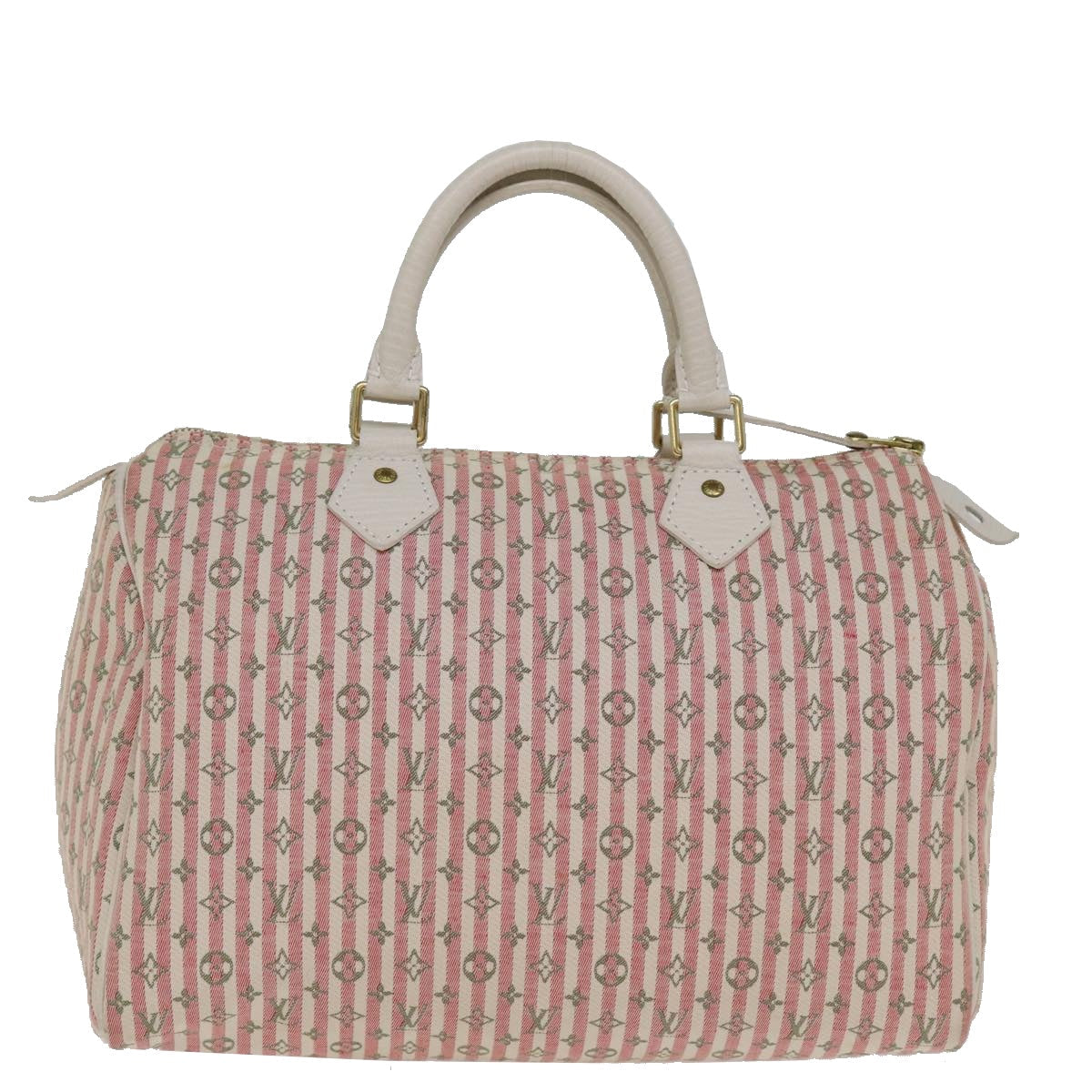 LOUIS VUITTON Monogram Mini Lin Croisette Speedy 30 Bag Pink M95501 76422A