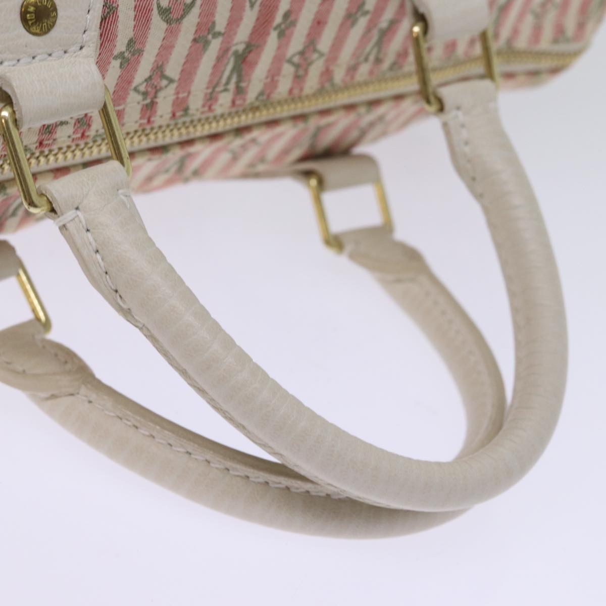 LOUIS VUITTON Monogram Mini Lin Croisette Speedy 30 Bag Pink M95501 76422A
