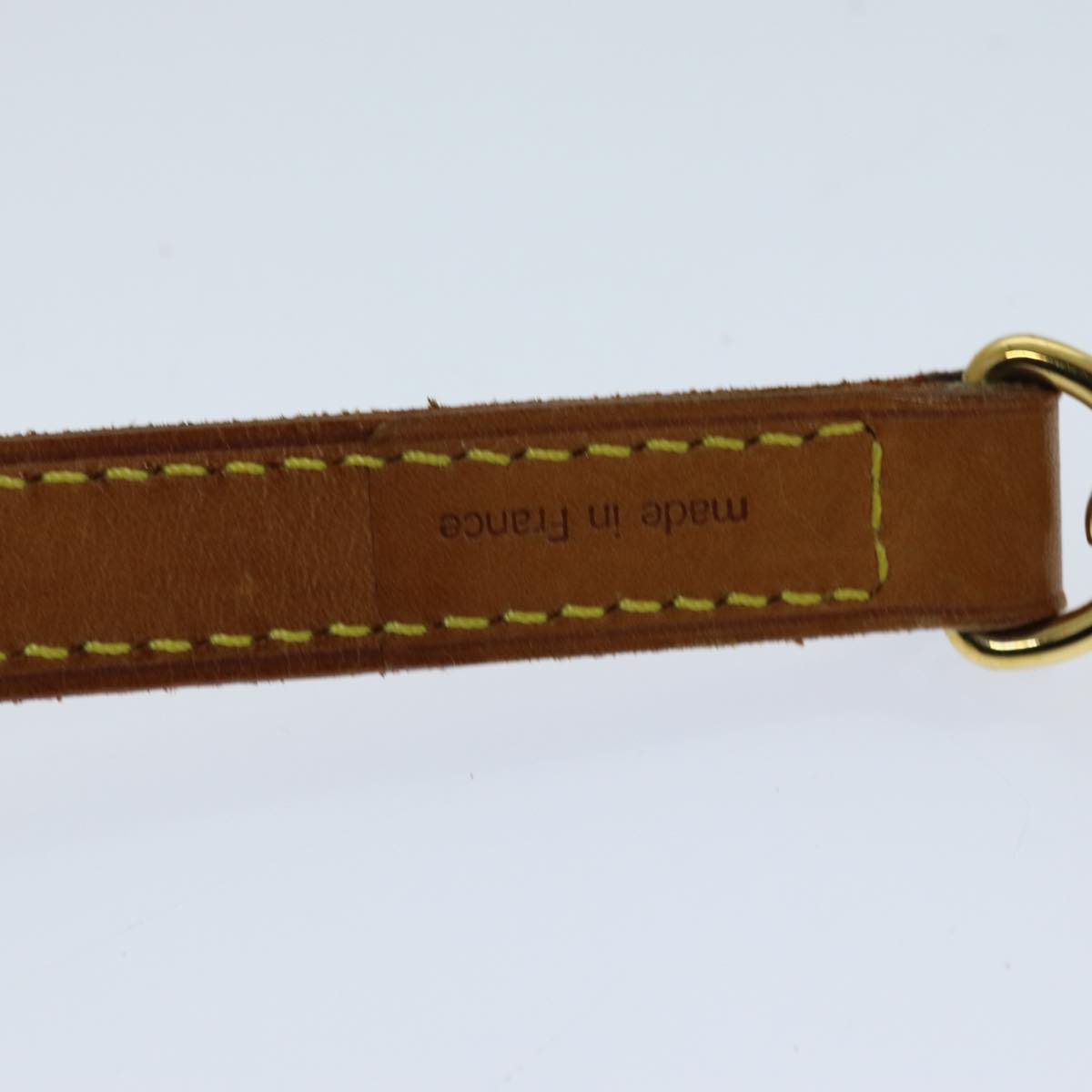 LOUIS VUITTON Shoulder Strap Leather 35.8"" Beige LV 76423