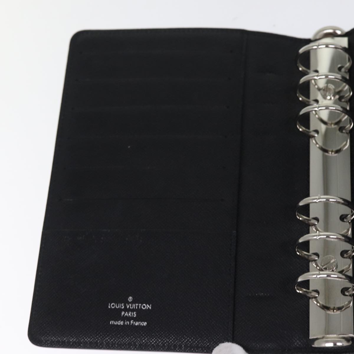 LOUIS VUITTON Epi Agenda MM Day Planner Cover Black R20042 LV 76441