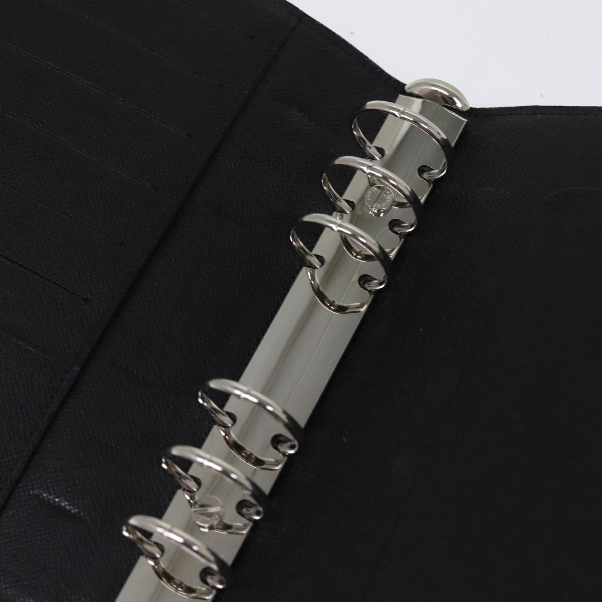 LOUIS VUITTON Epi Agenda MM Day Planner Cover Black R20042 LV 76441