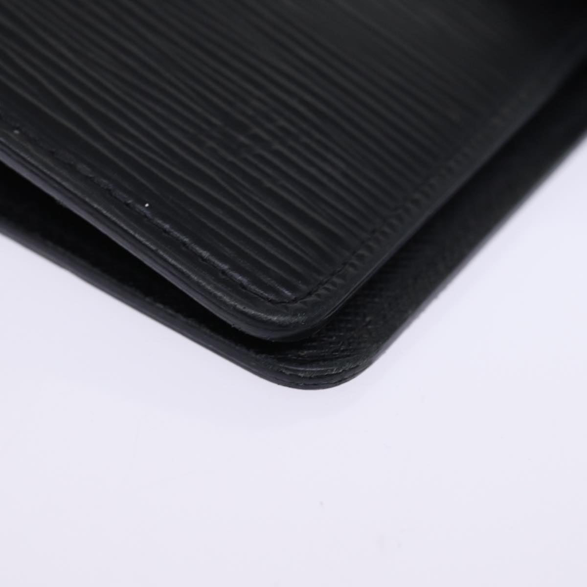 LOUIS VUITTON Epi Agenda MM Day Planner Cover Black R20042 LV 76441