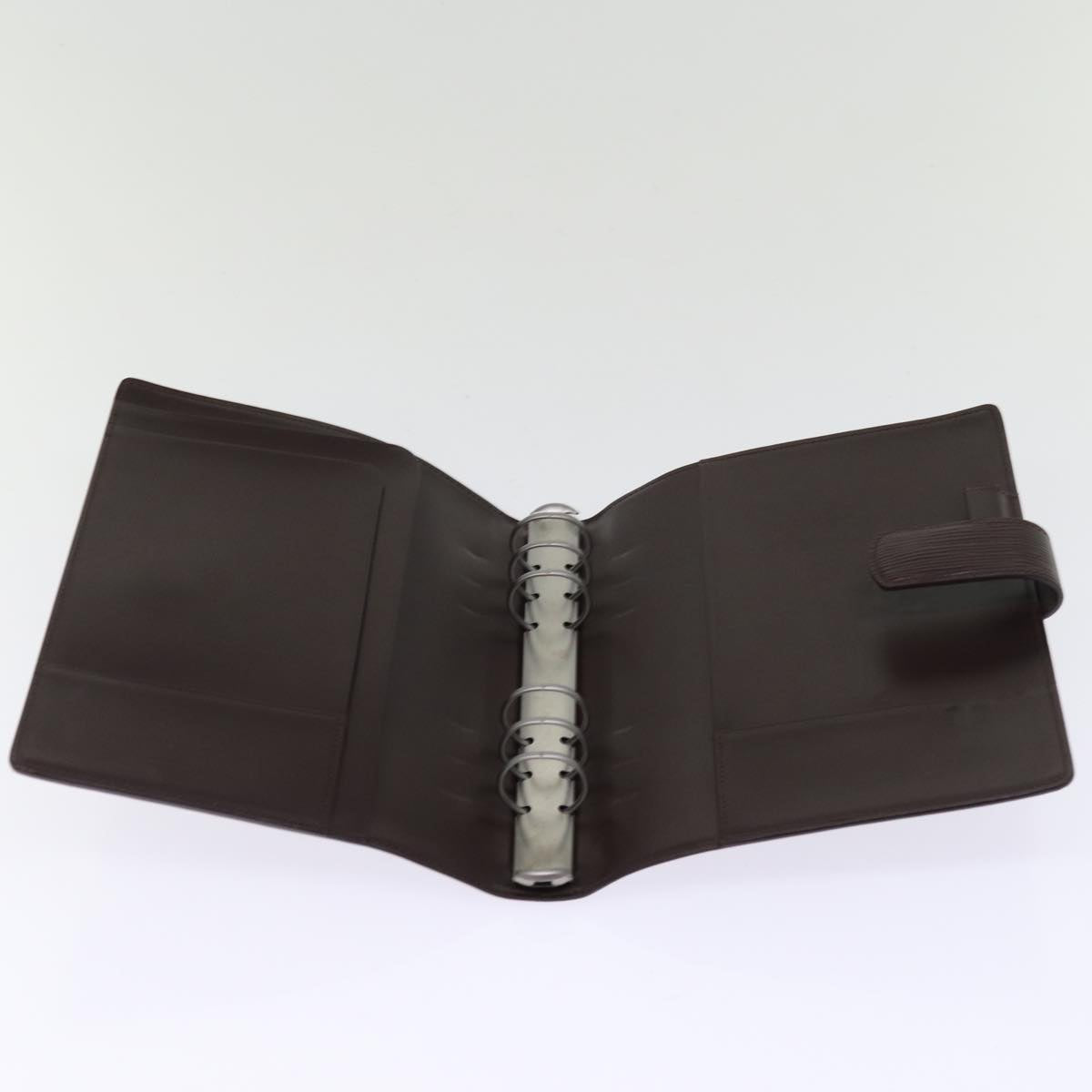 LOUIS VUITTON Epi Agenda GM Day Planner Cover Mocha Brown R2006D LV 76443