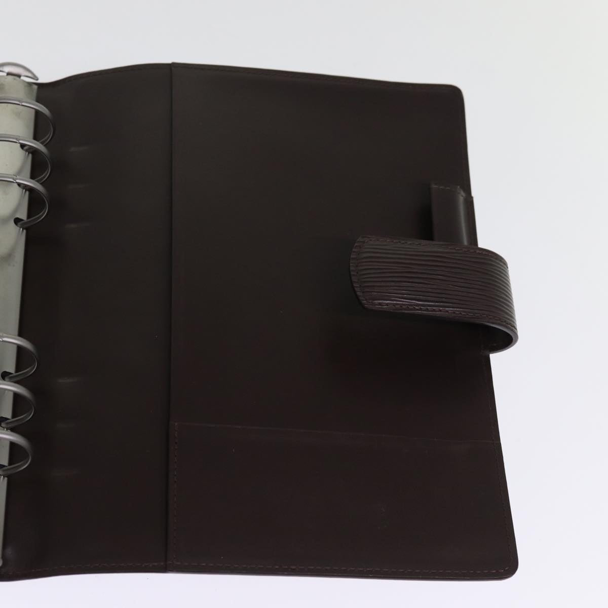 LOUIS VUITTON Epi Agenda GM Day Planner Cover Mocha Brown R2006D LV 76443