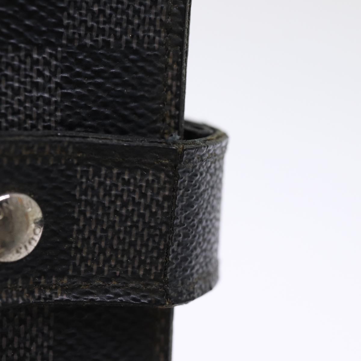 LOUIS VUITTON Damier Graphite Agenda MM Day Planner Cover R20242 LV 76446